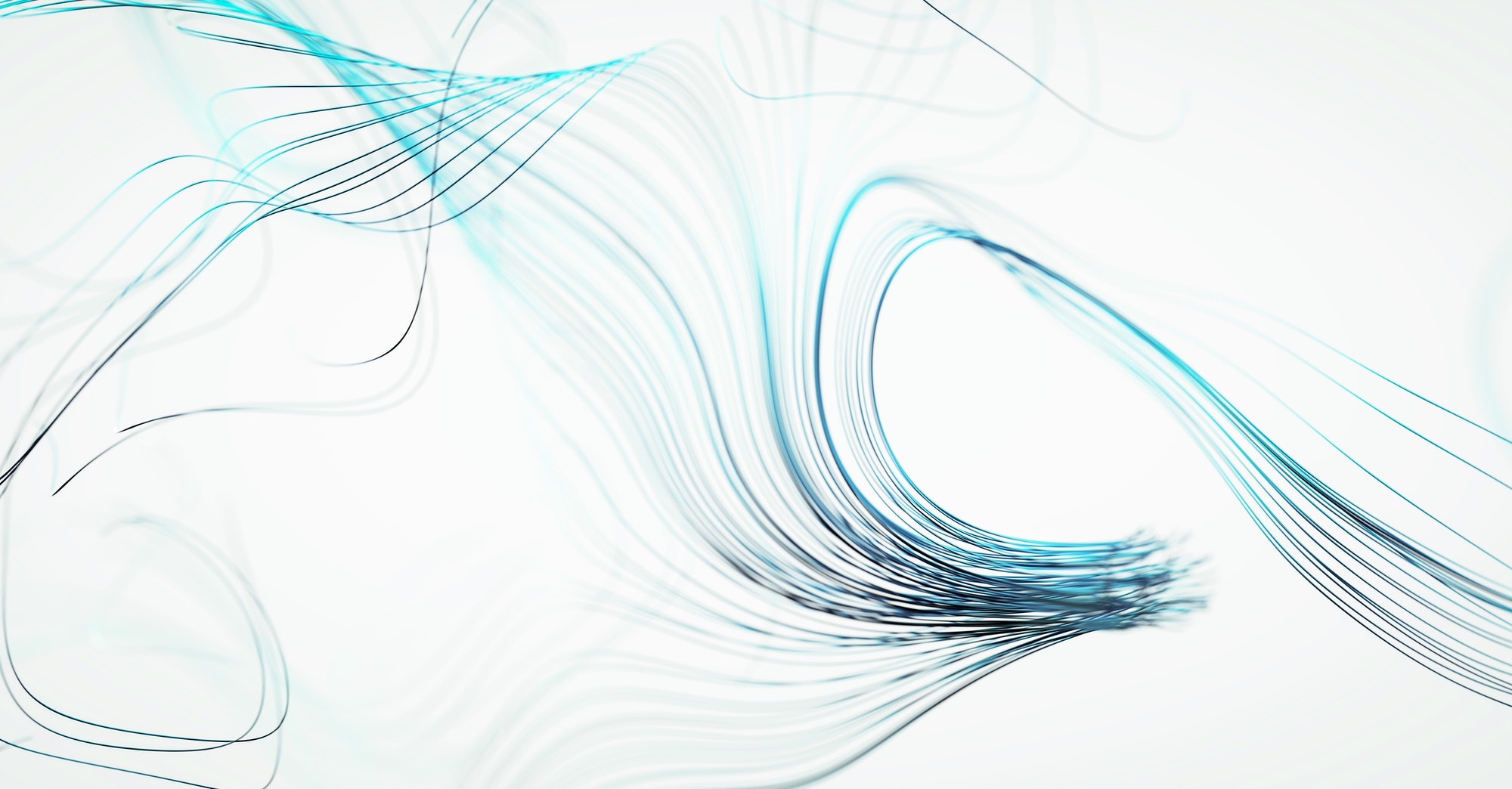 Abstract waved lines background. Modern technology concept.